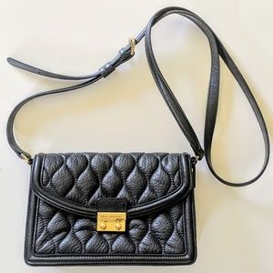 Used Vera Bradley leather quilted crossbody